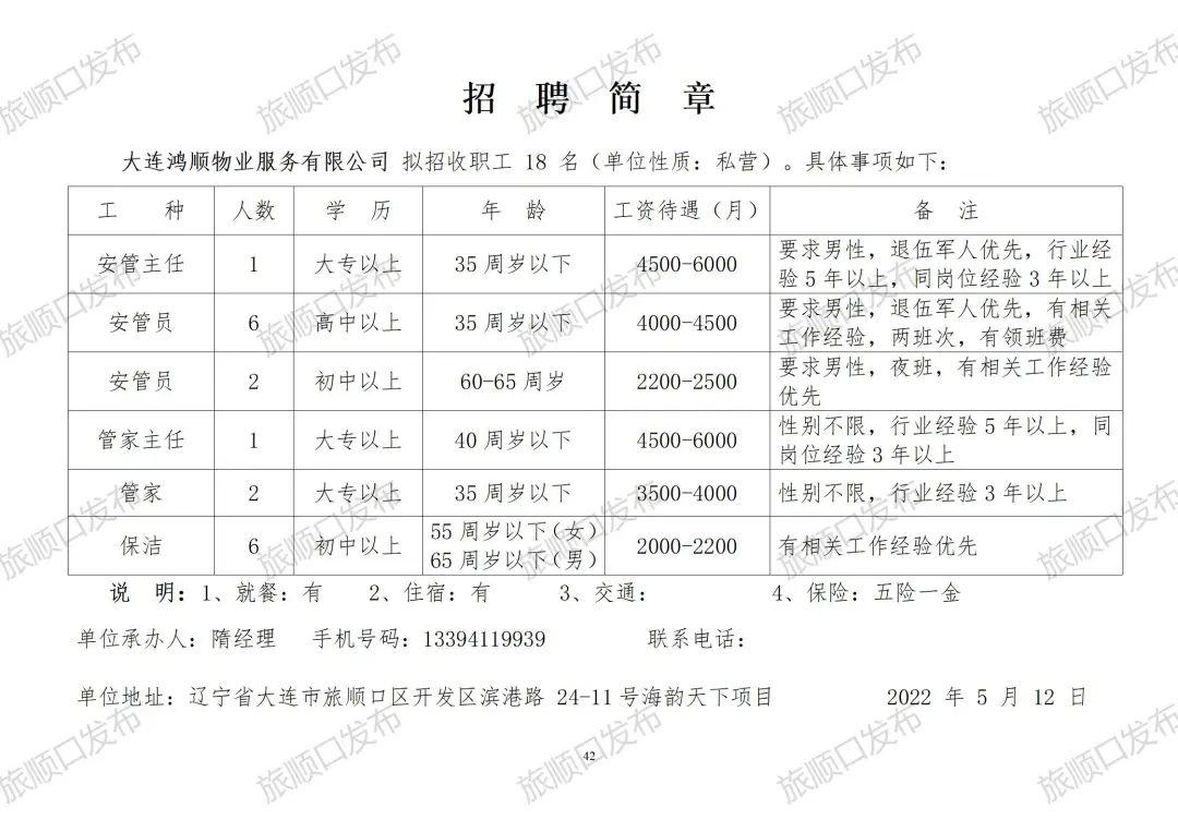 沈阳夫妻工招聘最新信息汇总