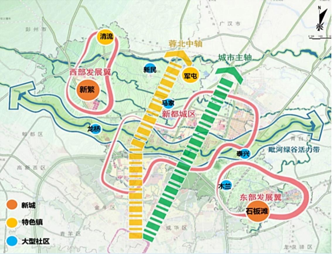 新繁镇规划片区，塑造未来城市新篇章