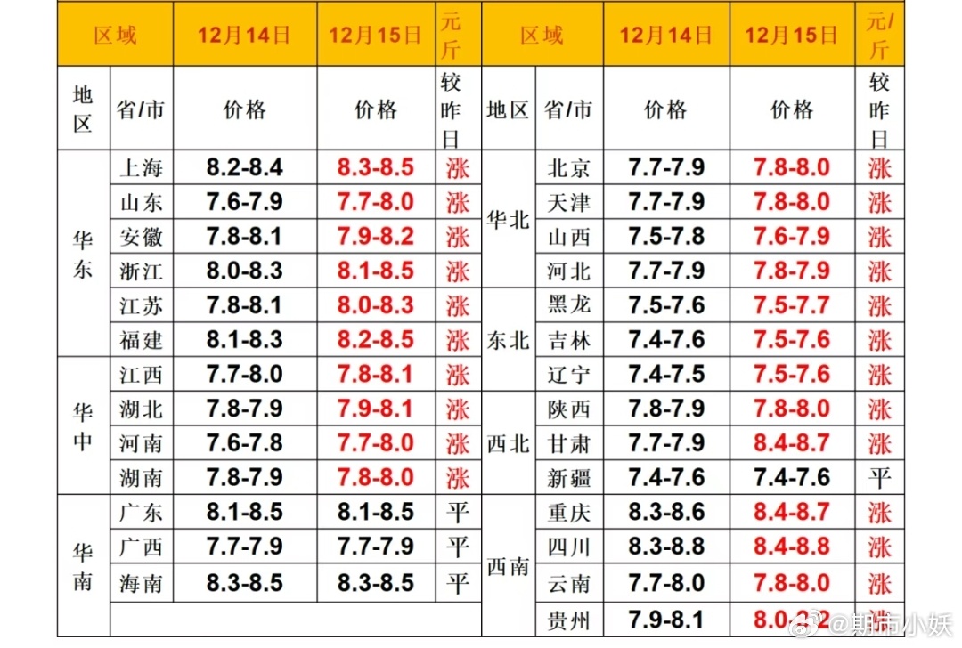 今日猪肉价格走势，市场分析预测及最新动态