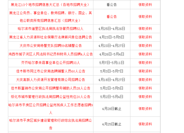 黑龙江最新招聘动态揭秘，职场新机遇大揭秘