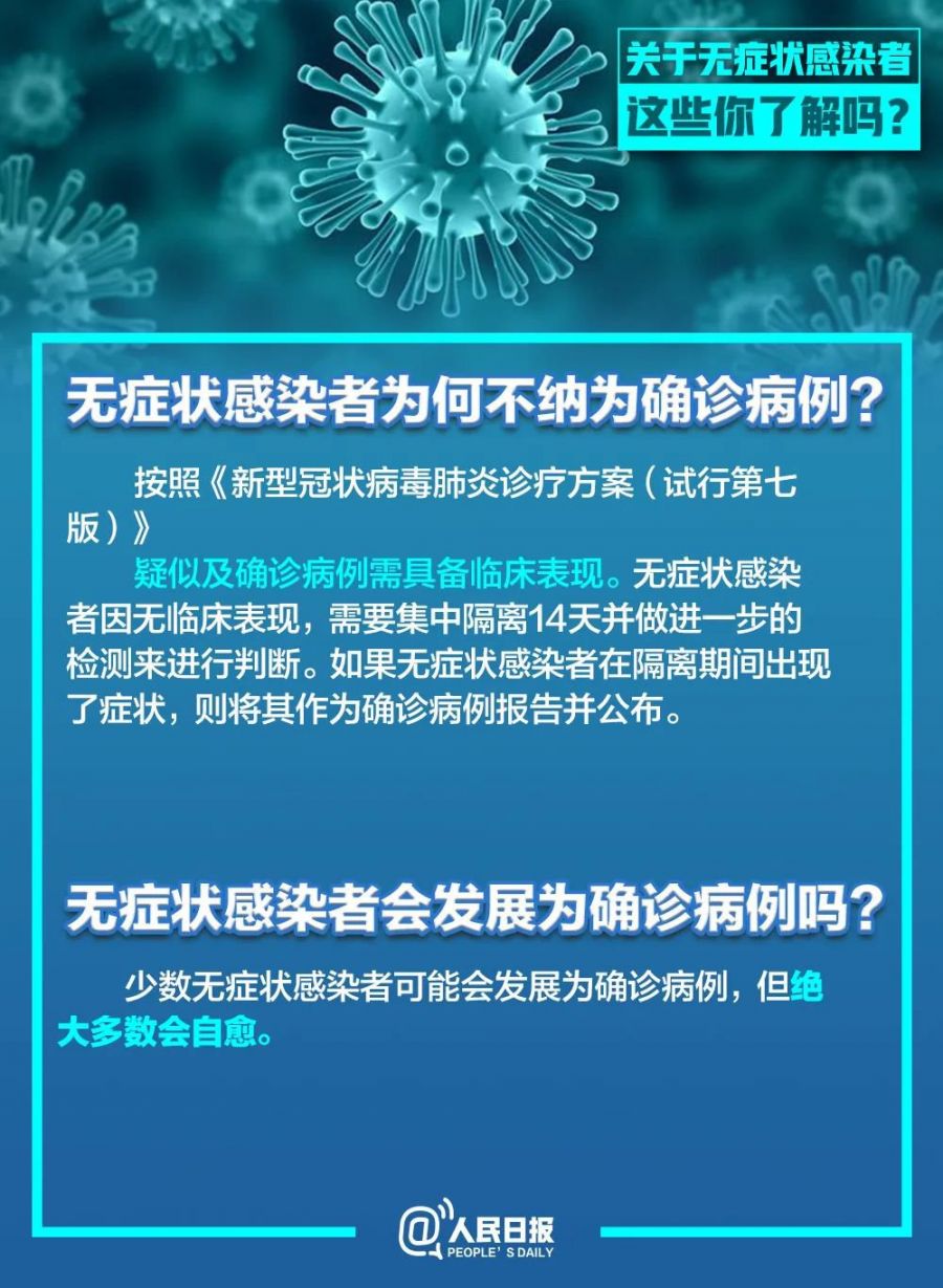 无症状感染者的研究与防控最新资讯