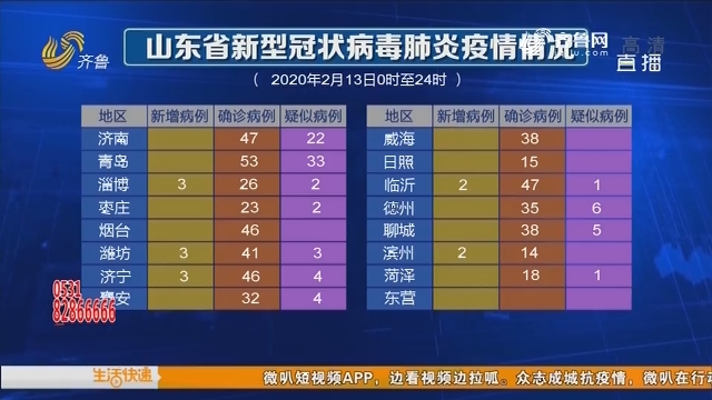 山东新冠状肺炎病毒最新动态及防控措施研究简报