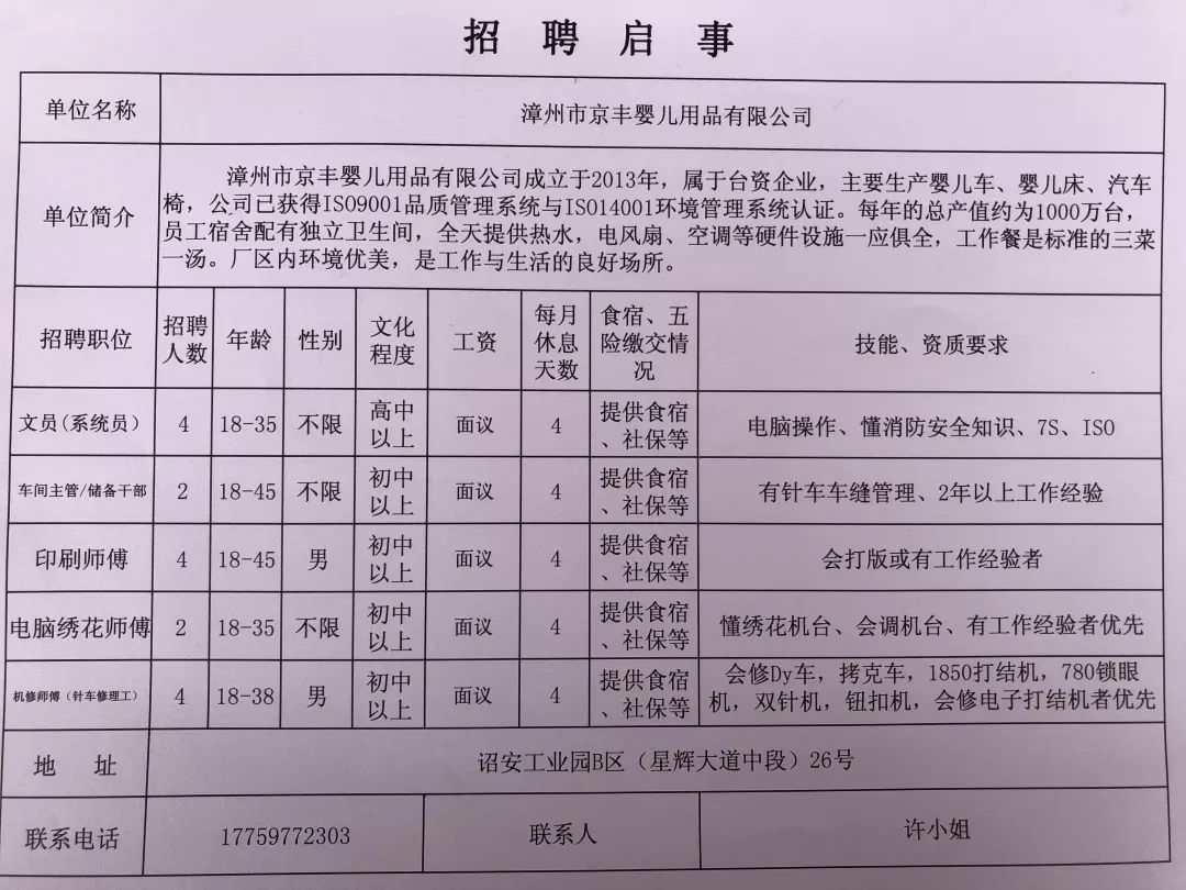 徐州工厂最新招工信息及其社会影响分析